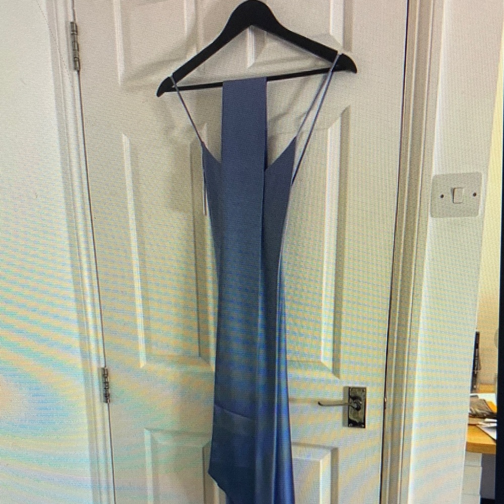 Elegant Blue Women's Dress